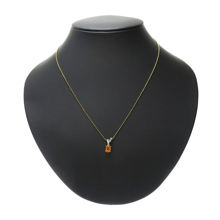 ★★最終特価品 ゴールデンサファイア 1.132ct ダイヤモンド 計0.12ct ネックレス K18ゴールド 18金/Pt900プラチナ 3.8g 45.5cm レディース
【中古】【真子質店】【NN】




【MoMiMa】