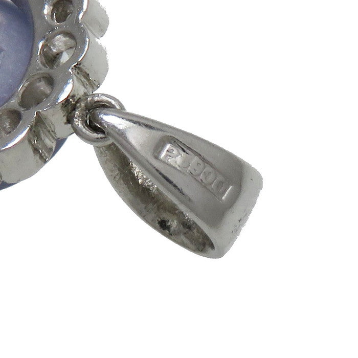 スターサファイア 5.62ct ダイヤモンド 計0.39ct ペンダントトップ 