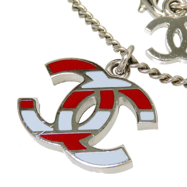 た*や様 【訳あり】シャネル ネックレス ココマーク ストライプロング刻印ありチ S23042500082-