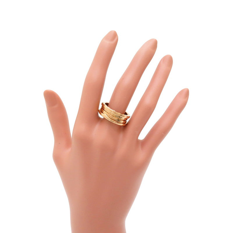 美品 ブルガリ ビーゼロワン リング 指輪 K18PG ピンクゴールド レディース BVLGARI 【222-20650】