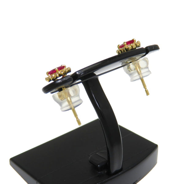 スタッド ルビー 0.14×2ct ダイヤモンド 計0.04×2ct ピアス K18ゴールド 18金 0.9g レディース
【中古】【真子質店】【NN】




【IKY】