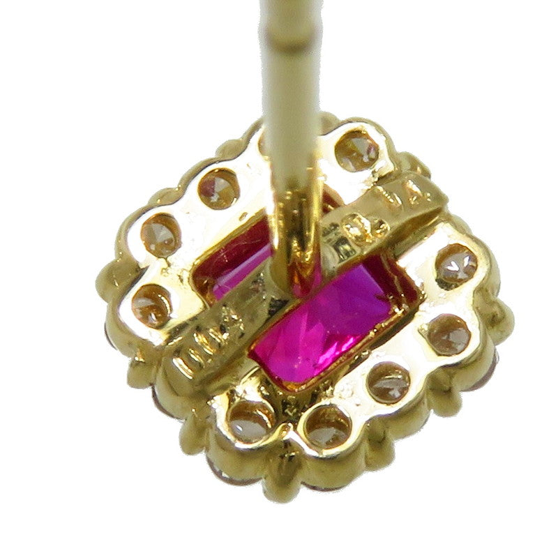 スタッド ルビー 0.14×2ct ダイヤモンド 計0.04×2ct ピアス K18ゴールド 18金 0.9g レディース
【中古】【真子質店】【NN】




【IKY】