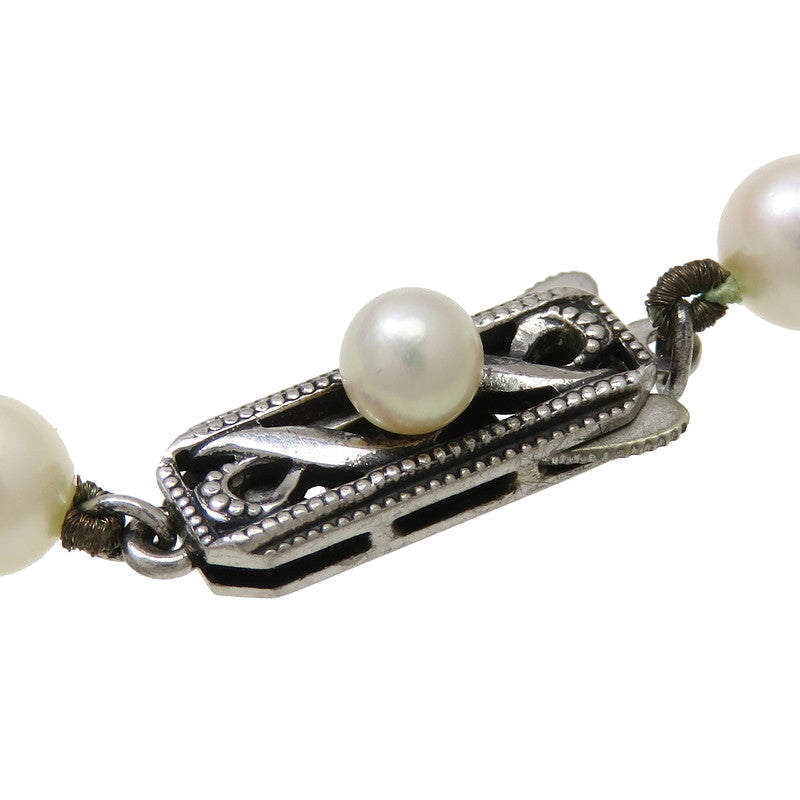 【MIKIMOTO/ミキモト】 アコヤ真珠 5.5～6.0mm ネックレス シルバー 17.7g 38cm レディース,  【中古】【真子質店】【NN】, 【DIMi】