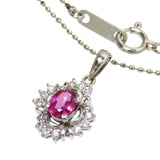 ピンクサファイア 0.3ct ダイヤモンド 計0.1ct ネックレス Pt900プラチナ/Pt850プラチナ 3.4g 40cm レディース
【中古】【真子質店】【NN】




【IMaK】