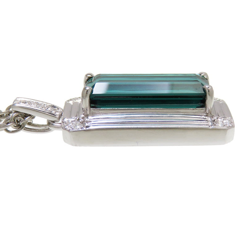 グリーントルマリン 5.70ct ダイヤモンド 計0.11ct ネックレス Pt900プラチナ/Pt850プラチナ 18.8g 50cm レディース
【中古】【真子質店】【NN】




【SDY】