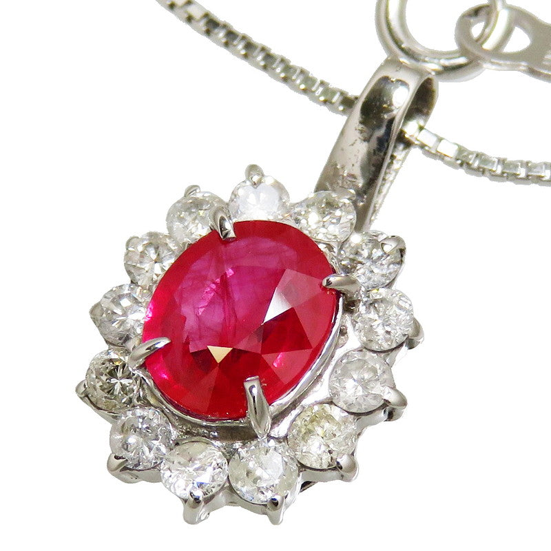ルビー 1.19ct ダイヤモンド 計0.55ct ネックレス K18WGホワイトゴールド 18金 4.3g 44.5cm レディース
【中古】【真子質店】【NN】




【KKx】