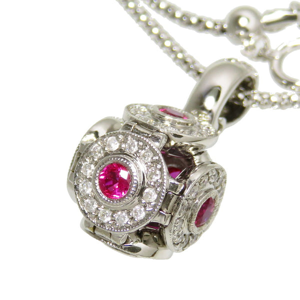 2WAY(クロス/キューブ) 可動式 ルビー ダイヤモンド ネックレス K18WGホワイトゴールド 18金 10.8g 50cm レディース
【中古】【真子質店】【NN】




【SSx】