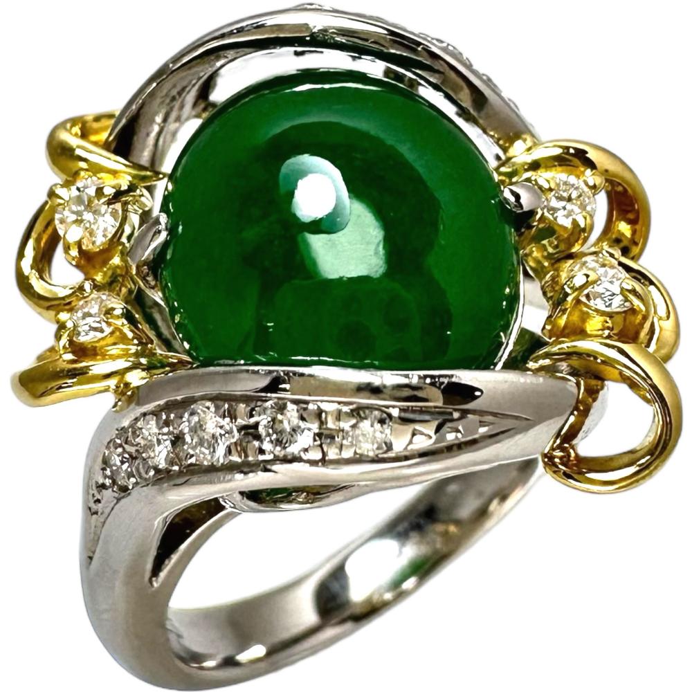 ヒスイ　12.832カラット　ソーティング付き　035 ヒスイ12.832カラットソーティング付き035