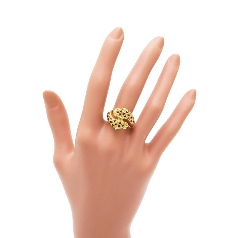 【レトロ】K18 ルビー ダイヤ アンティーク調 指輪 10号 ゴールドjewelry_retro