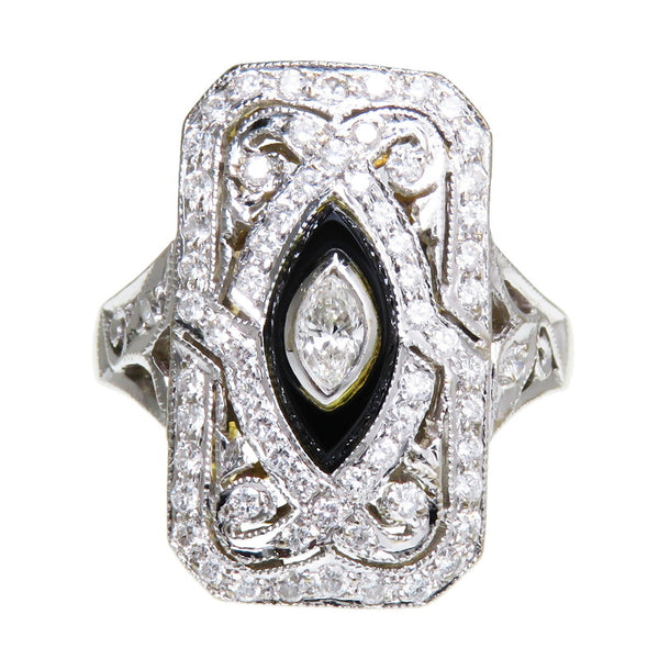 13.5号【TASAKI/タサキ】 △刻印ほぼ消え オニキス ダイヤモンド 計0.65ct リング・指輪 K18YGイエローゴールド 18金/K18WGホワイトゴールド 18金 8.0g レディース
【中古】【真子質店】【NN】




【STD】