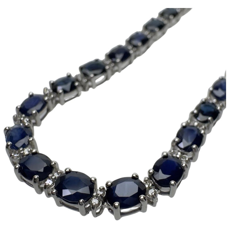 ブルーサファイア 計25.0ct ダイヤモンド 計1.00ct ネックレス K18WGホワイトゴールド 18金 23.6g 42cm レディース
【中古】【真子質店】【NN】




【MaMaII】