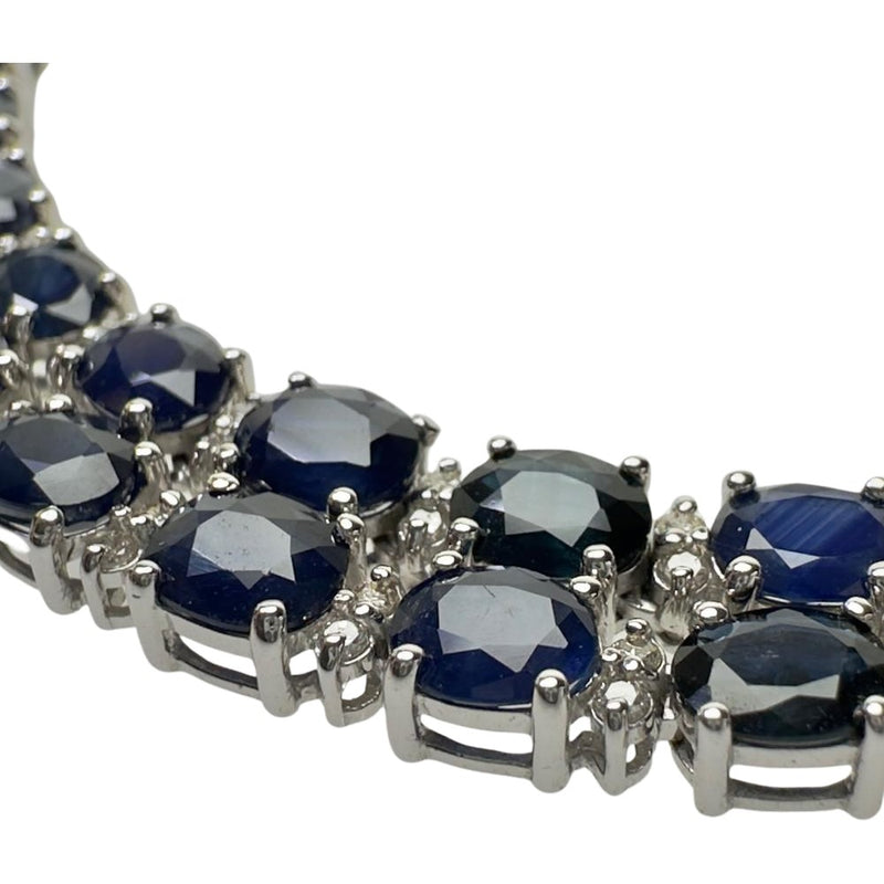 ブルーサファイア 計25.0ct ダイヤモンド 計1.00ct ネックレス K18WGホワイトゴールド 18金 23.6g 42cm レディース
【中古】【真子質店】【NN】




【MaMaII】