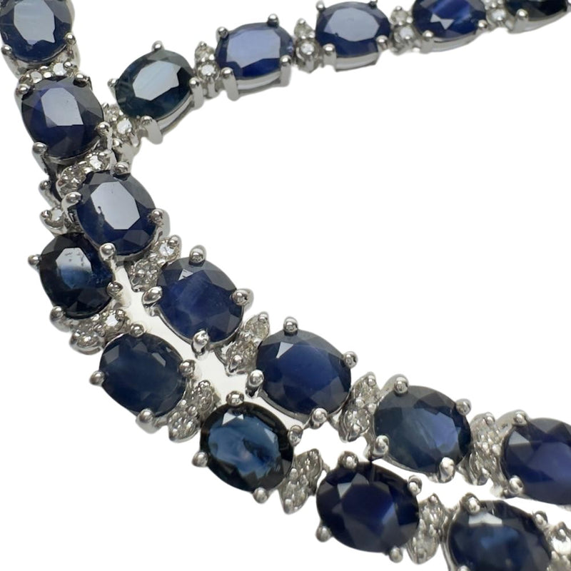ブルーサファイア 計25.0ct ダイヤモンド 計1.00ct ネックレス K18WGホワイトゴールド 18金 23.6g 42cm レディース
【中古】【真子質店】【NN】




【MaMaII】