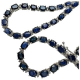ブルーサファイア 計25.0ct ダイヤモンド 計1.00ct ネックレス K18WGホワイトゴールド 18金 23.6g 42cm レディース
【中古】【真子質店】【NN】




【MaMaII】