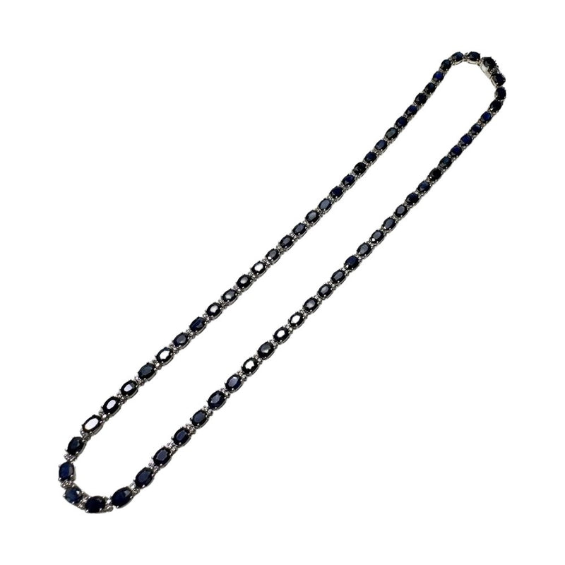 ブルーサファイア 計25.0ct ダイヤモンド 計1.00ct ネックレス K18WGホワイトゴールド 18金 23.6g 42cm レディース
【中古】【真子質店】【NN】




【MaMaII】