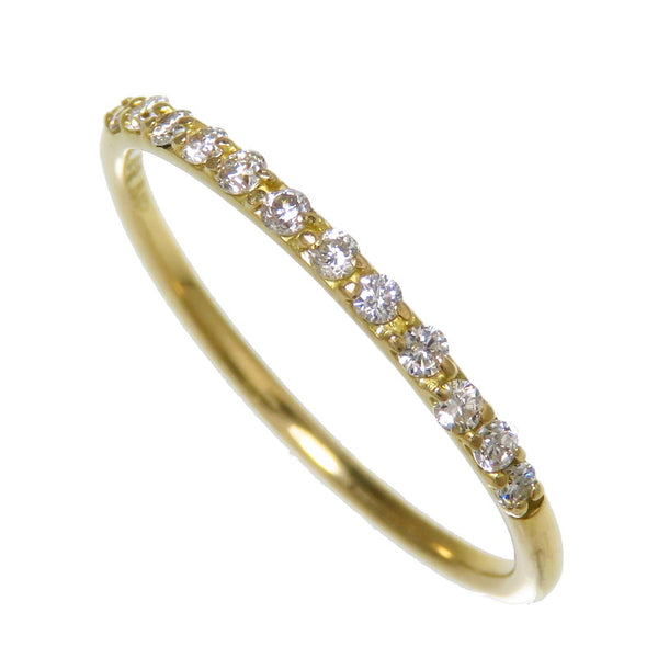美品 AHKAH アーカー K18 ダイヤモンド リング 指輪 約12.5号 10号【AHKAH/アーカー】 ダイヤモンド 計0.12ct リング・指輪 K18