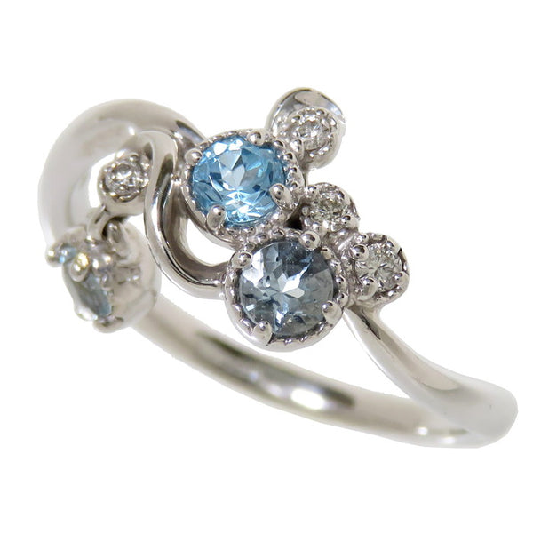 12号 ブルートパーズ ダイヤモンド 計0.04ct リング・指輪 K18WGホワイトゴールド 18金 3.1g レディース
【中古】【真子質店】




【IDx】