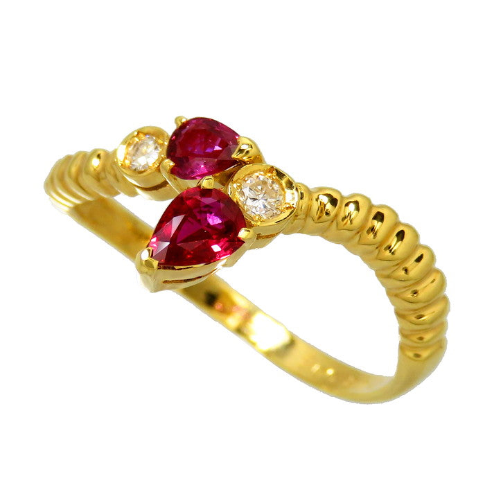 15号 ルビー 計0.48ct ダイヤモンド 計0.08ct リング・指輪 K18ゴールド 18金 2.7g レディース
【中古】【真子質店】




【IMoD】