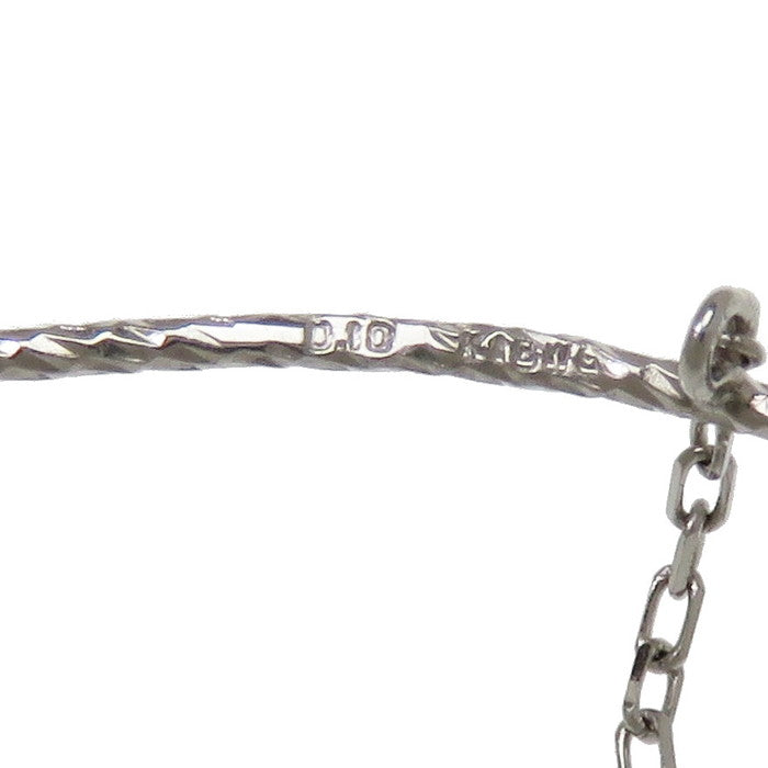 ブレスレット レディース 一粒 ダイヤ 0.10ct Airy チェーン ブレス 18金 ポイント10倍 カルティエ ブレスレット レディース