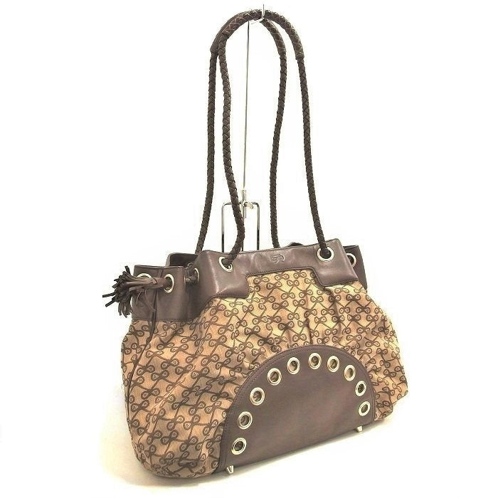 【Anya Hindmarch/アニヤ・ハインドマーチ】 リボン柄 ショルダーバッグ レザー/キャンバス ブラウン レディース【中古】【真子質店】




【Ix】