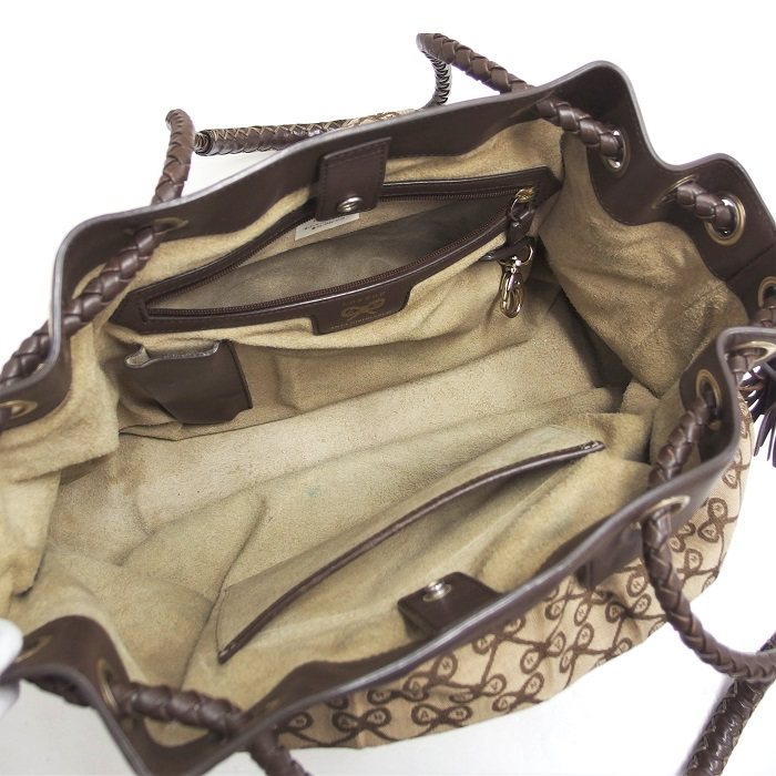 【Anya Hindmarch/アニヤ・ハインドマーチ】 リボン柄 ショルダーバッグ レザー/キャンバス ブラウン レディース【中古】【真子質店】




【Ix】