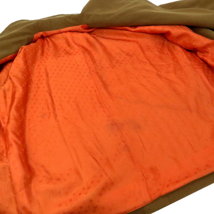 HERMES/エルメス】 ピュアカシミヤ 100% ハーフコート カシミヤ