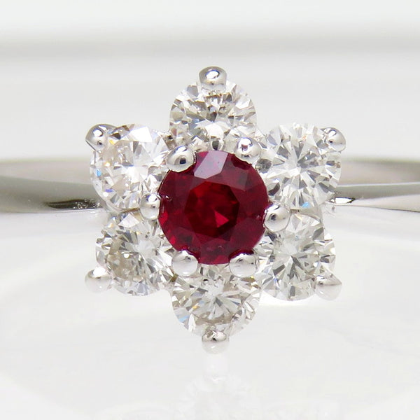 11号 花/フラワー ルビー 0.16ct ダイヤモンド 計0.35ct リング・指輪 K18WGホワイトゴールド 18金 3.6g レディース
【中古】【真子質店】




【MaMax】