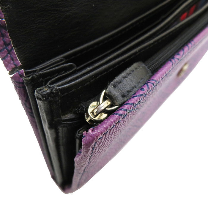 Vivienne Westwood　長財布 オーブ 型押し レザー パープル Vivienne Westwood/ヴィヴィアンウエストウッド】 オーブ 長財布