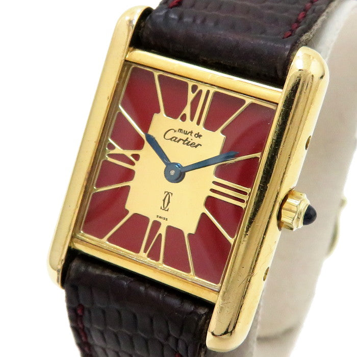 CARTIER/カルティエ】 マストタンク ヴェルメイユ SM 366001 腕時計