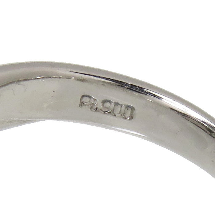 11号 黒蝶真珠 約12.2mm程度 ダイヤモンド 計0.26ct リング・指輪 