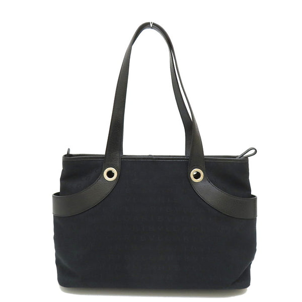 BVLGARI/ブルガリ】 ロゴマニア トートバッグ キャンバス/レザー