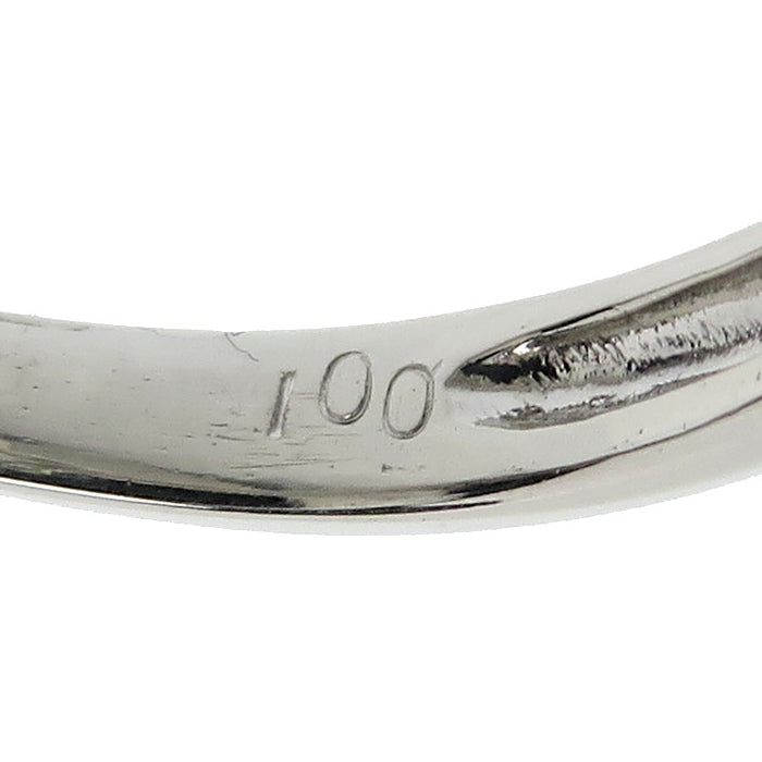 Pt900プラチナ K18YG イエローゴールド リング・指輪 ダイヤモンド0.45ct 13号 14.5g レディース