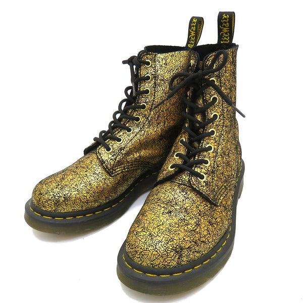 【Dr.Martens/ドクターマーチン】 IRIDESCENT CRACKLE 1460PASCAL 25727710 8ホール ブーツ ゴールド ユニセックス【中古】【真子質店】




【Tx】