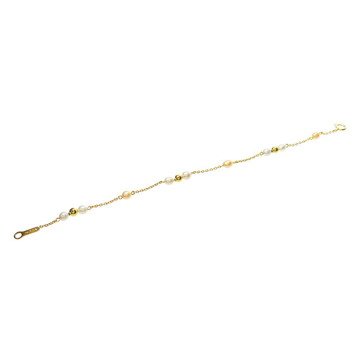 TASAKI/タサキ】 淡水真珠 ブレスレット K18ゴールド 18金 2.3g 17cm