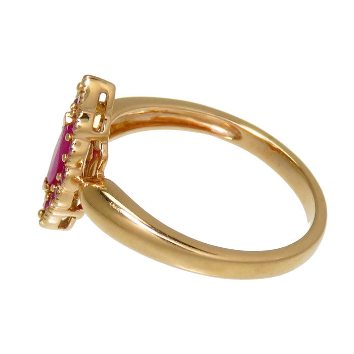 16号 ミル打ちデザイン ルビー 計0.65ct リング・指輪 K18PGピンクゴールド 18金 3.6g レディース
【中古】【真子質店】




【TTx】