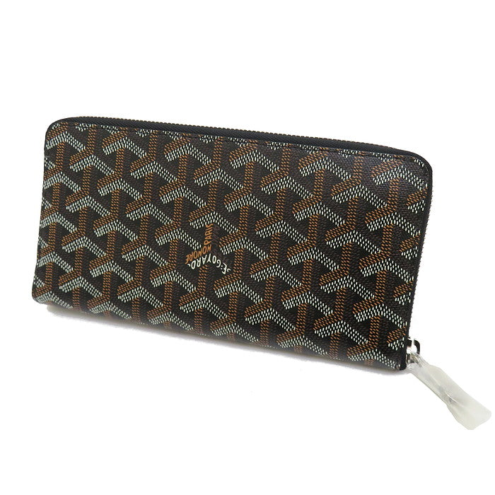 GOYARD/ゴヤール】 マティニョン ジップGM ヘリンボーン柄 長財布