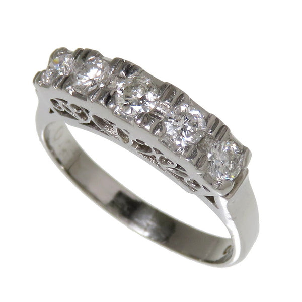 7号 ダイヤモンド 計0.45ct リング・指輪 Pt900プラチナ 3.1g