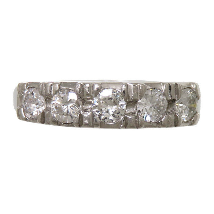 7号 ダイヤモンド 計0.45ct リング・指輪 Pt900プラチナ 3.1g 