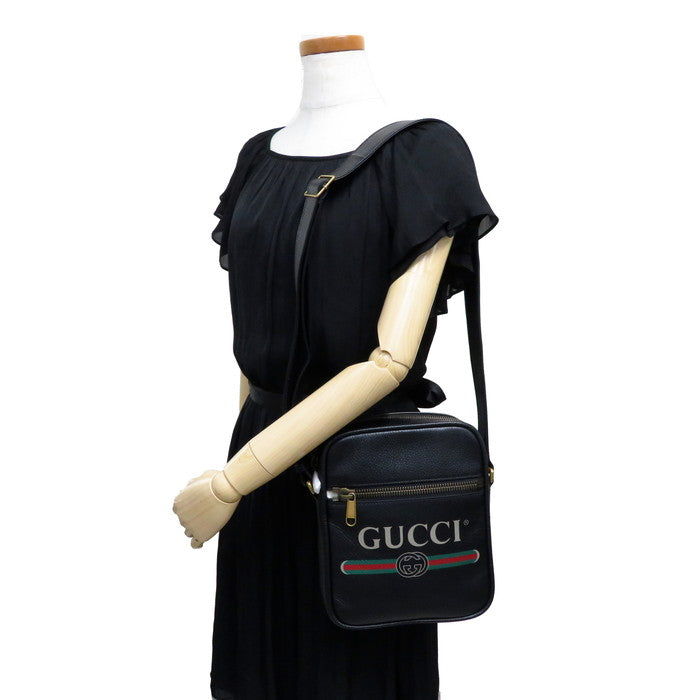 GUCCI/グッチ】 523591 斜めがけ ショルダーバッグ レザー ブラック ユニセックス【中古】【真子質店】【GD】 【Ixxx】 – 真子質店  PawnShopMAKO