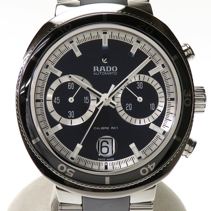 【RADO/ラドー】 604.0965 D-スター 腕時計 ステンレススチール/セラミック/チタン 自動巻き/オートマ ブラック文字盤 メンズ,  【中古】【真子質店】【GD】, 【MiMix】