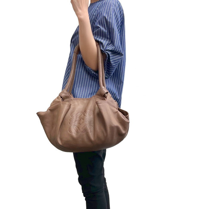 LOEWE/ロエベ】 ナッパアイレ トートバッグ/ラムレザー ブラウン 