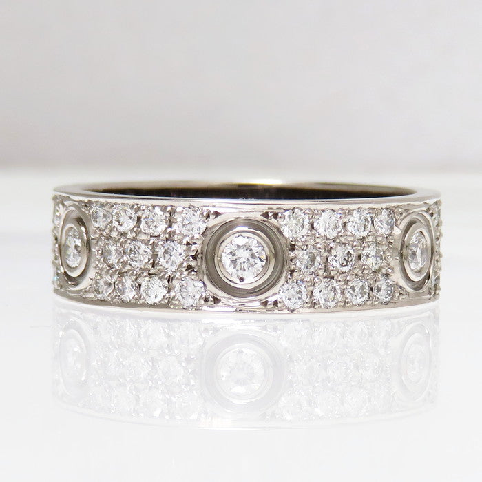 18.5号【CARTIER/カルティエ】 ラブリング 6P アフターダイヤモンド 
