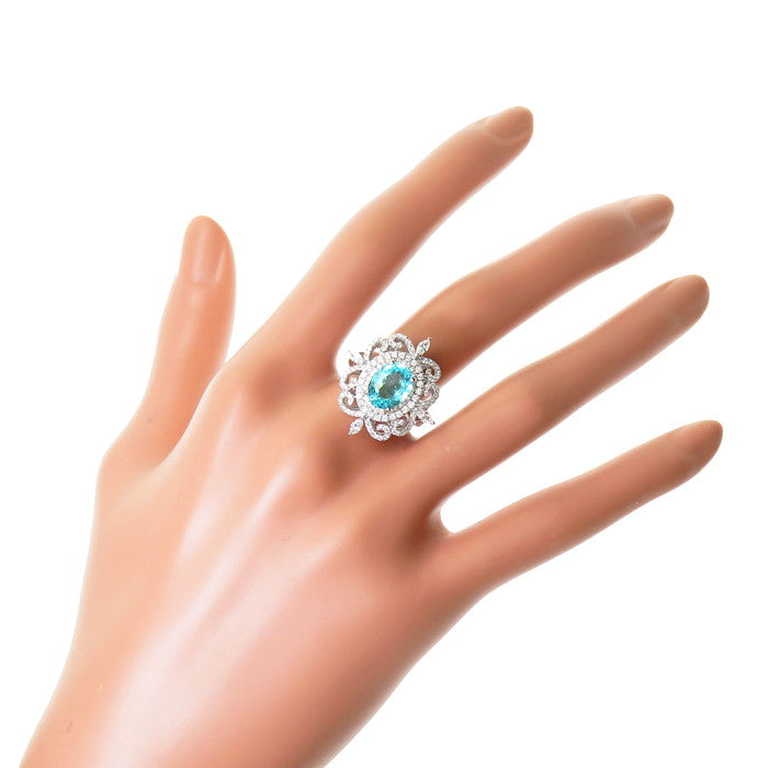 ★★最終特価品 12号 透かしデザイン パライバトルマリン 2.10ct ダイヤモンド 計0.85ct リング・指輪 Pt900プラチナ/K18PGピンクゴールド 18金 8.9g レディース
【中古】【真子質店】




【DDxx】