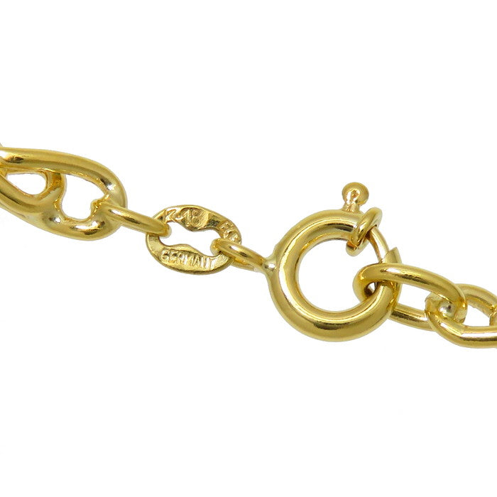 ★MIKIMOTO ミキモト チェーンネックレス 40cm K18★ MIKIMOTO/ミキモト】 デザインチェーン チェーンのみ ネックレス K18