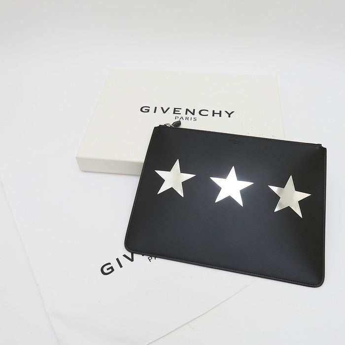 Givenchy/ジバンシー】 C.SLG-ZIPPED POUCH L BK06072771 星/スター 