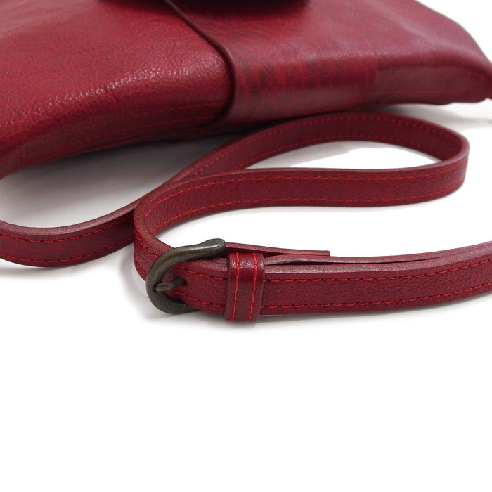 MONTEROSA/モンテローザ】 FIBBIA ショルダーバッグ レザー レッド 
