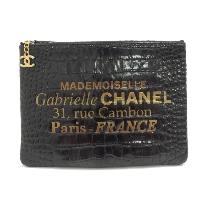 【CHANEL/シャネル】 クラッチバッグ パテントレザー/クロコ型押し ブラック レディース【中古】【真子質店】【BL】




【SMox】