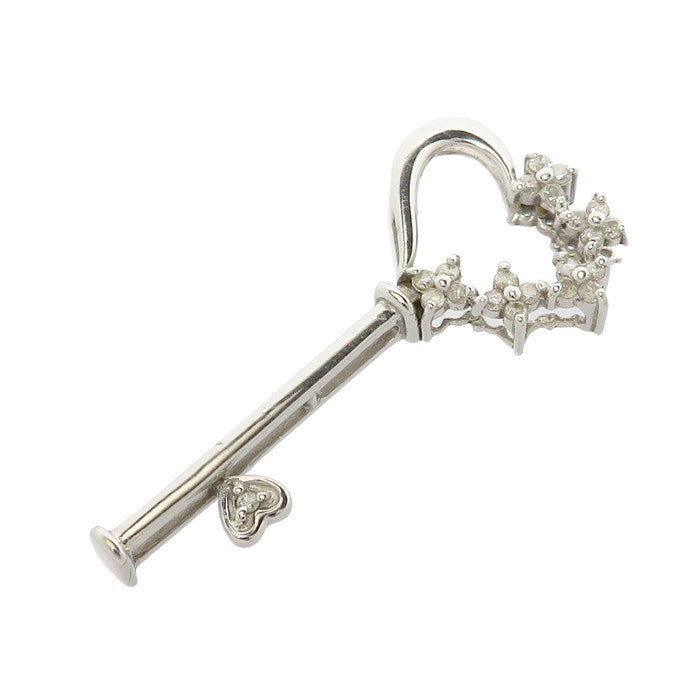 キーモチーフ ダイヤモンド 計0.10ct ペンダントトップ K18WGホワイトゴールド 18金 1.3g レディース
【中古】【真子質店】




【SS】