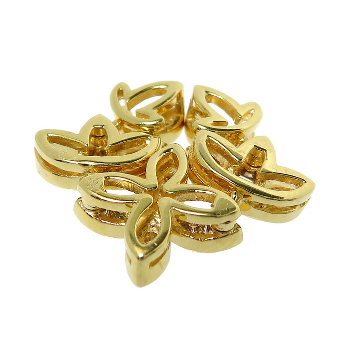 ダイヤモンド 計0.24ct ペンダントトップ K18ゴールド 18金 3.2g