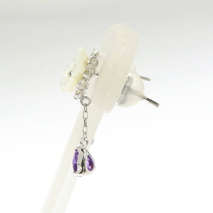 K18WG K14WG K10 ホワイトゴールド等 ピアス 5点まとめ売り 14金 ホワイトゴールド ピアス 総重量約 0.07 総重量約0.7g K14WG ピアス